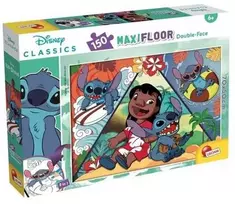 Lisciani DF MAXIFLOOR 150 Lilo & Stitch, 50 x 70 cm, 150 det.