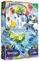 Trefl Flamingo by Trefl: Internet Chaos, 60 x 40 cm, 600 det.