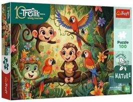 Trefl The Treflik Family: Monkeys and Friends, 100 det.