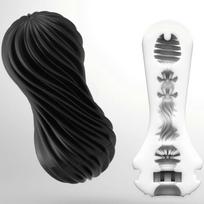 fantazijos lt - Masturbatorius Tenga Flex Rocky (juodas) - 4 nuotrauka