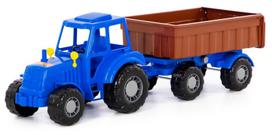 Polesie traktorius su priekaba Altaj, mėlynas (Blue)
