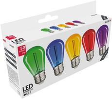 avide lemputes - Avide LED lemputės E27 1W 50lm Dekoratyvinės (Decor) 5 vnt. - 2 nuotrauka