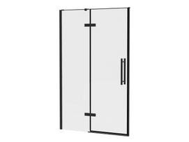 duso sienele senukai ravak - Dušo durys Ravak Cool! COSD2-120, 120 cm x 195 cm, juodas (Black)/skaidrus (Transparent) - 6 nuotrauka