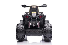 elektrinis keturratis vaikams - Super Toys Vaikiškas elektrinis keturratis HATIS, geltonas (Yellow) - 4 nuotrauka