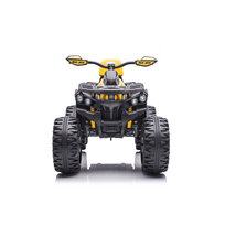 elektrinis keturratis vaikams - Super Toys Vaikiškas elektrinis keturratis HATIS, geltonas (Yellow) - 7 nuotrauka
