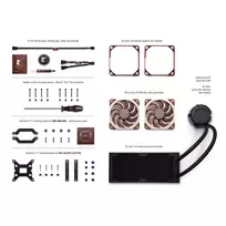 am4 cpu - Noctua NL-LC1-24 CPU aušintuvas (juodas/rudas) - 2 nuotrauka