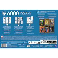 puzzle 6000 - Trefl Juokingų paveikslų kolekcija, 6000 det. - 2 nuotrauka