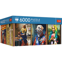 puzzle 6000 - Trefl Juokingų paveikslų kolekcija, 6000 det. - 4 nuotrauka