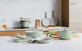 balance 2 - BergHOFF Balance Sage 28 cm, 6.5 L nelipnus puodas su dangčiu, Šviesiai žalias (Light Green) - 3 nuotrauka