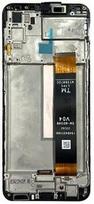 LCD ekranas Samsung M236/M336/E236 (M23 2022/M33 2022/F23 2022) su lietimo ekranu ir rėmeliu juodas originalus