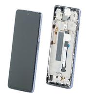 LCD ekranas Xiaomi Mi 10T Lite 5G su jutikliniu ekranu su rėmeliu Pearl Grey/Tarnish originalus (service pack)