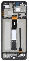 LCD ekranas Xiaomi Redmi 12C su jutikliniu ekranu su rėmeliu Graphite Grey ORG