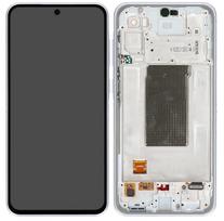 Ekranas Samsung A366 A36 5G su lietimui jautriu stikliuku ir rėmeliu Awesome Lavender originalus (service pack)