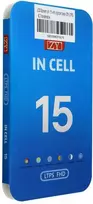 LCD ekranas iPhone 15 su skaitmeniniu keitikliu juodas (ZY-LTPS) IC perkeliamas