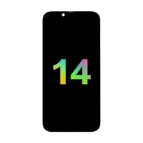 Mecanico Soft OLED ekranas Incell iPhone 14 su rėmu (Support IC Transplant) - juodas