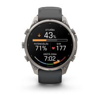 garmin - Garmin Fenix 9 Pro 47mm Titanium Graphite/Black (Pilka/Juoda) - 2 nuotrauka