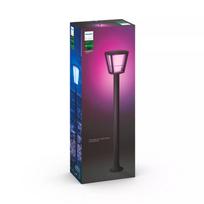 philips lauko sviestuvas - Stulpinis lauko šviestuvas Philips Econic Hue White and color ambiance, juodas - 2 nuotrauka