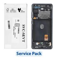 Rinkinys LCD ekranas SAMSUNG S20 FE 4G 5G GH82-24219A mėlynas