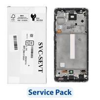 ServicePack LCD ekranas SAMSUNG A52S 5G A528B GH82-26861D Balta