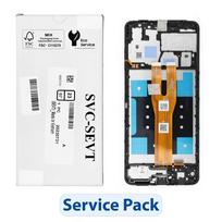 ServicePack LCD ekranas SAMSUNG A06 A065 GH81-26440A juodas