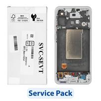 a56 samsung telefonas - ServicePack LCD Ekranas SAMSUNG A56 5G A566B - pilka GH82-36829B - 1 nuotrauka