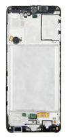 LCD ekranas Samsung A315 A31 2020 su lietimo ekranu ir rėmeliu juodas originalus (service pack)