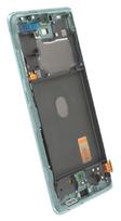 LCD ekranas Samsung G780/G781 S20 FE su jutikliniu ekranu ir rėmu Cloud Mint Green originalus (service pack)