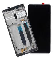LCD ekranas Sony i3312/i4312 L3 2019 su lietimo ekranu su rėmeliu juodas originalus (naudotas Grade C)