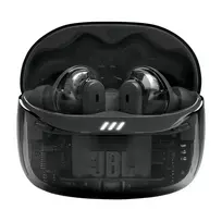 jbl tune belaides ausines - JBL Tune Beam 2 Ghost Edition Black (Juodos) - 2 nuotrauka