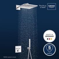 vital - Dušo sistema su termostatiniu maišytuvu Grohe Precision SmartControl Vitalio 310 Cube, chromas (Chrome) - 5 nuotrauka