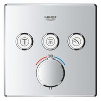 vital - Dušo sistema su termostatiniu maišytuvu Grohe Precision SmartControl Vitalio 310 Cube, chromas (Chrome) - 8 nuotrauka