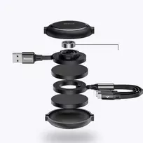 usb c lightning baseus - Baseus CAMLT-JH01 Golden Loop 3.5A 3in1 USB-C + micro USB + Lightning - 4 nuotrauka