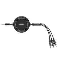 usb c lightning baseus - Baseus CAMLT-JH01 Golden Loop 3.5A 3in1 USB-C + micro USB + Lightning - 5 nuotrauka