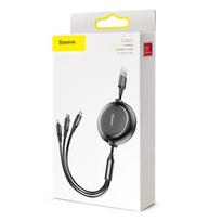 usb c lightning baseus - Baseus CAMLT-JH01 Golden Loop 3.5A 3in1 USB-C + micro USB + Lightning - 9 nuotrauka