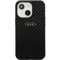 iphone 13 14 dekliukai - Audi Carbon Fiber iPhone 14 6.1" black/black hardcase AU-TPUPPCIP14-R8/D2-BK - 1 nuotrauka
