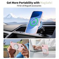 iphone apple deklai - Tech-Protect Silicone MagSafe Case for iPhone 17 Air - Pink - 3 nuotrauka