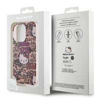 iphone 15 pin - Hello Kitty IML Tags Graffiti case for iPhone 15 Pro Max - pink - 2 nuotrauka