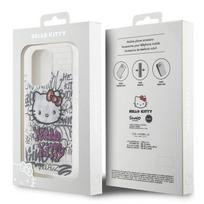 15 iphone telefonas baltas - Hello Kitty IML Kitty On Bricks Graffiti case for iPhone 15 Pro - white - 2 nuotrauka