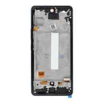 LCD ekranas SAMSUNG A53 A536 HARD OLED su juodu rėmu