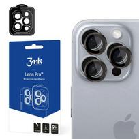 3MK Lens Protection Pro iPhone 16 Pro/ 16 Pro Max titano pilka