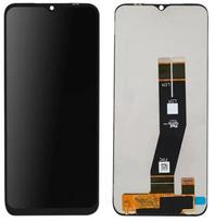 LCD ekranas Samsung A145 A14 4G 2023 su jutikliniu ekranu (Black flex) juodas originalus