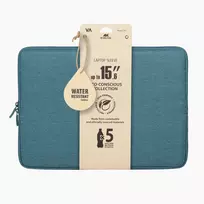 15 coliu nesiojamas kompiuteris - RIVACASE NB SLEEVE SUZUKA ECO 15.6"/7705 AQUAMARINE RIVACASE - 2 nuotrauka