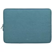 15 coliu nesiojamas kompiuteris - RIVACASE NB SLEEVE SUZUKA ECO 15.6"/7705 AQUAMARINE RIVACASE - 8 nuotrauka