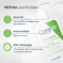 cerave cream - CeraVe Drėkinamasis kremas-putos veido prausiklis, 473 ml - 2 nuotrauka