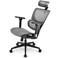 office chair - Darbo kėdė Sharkoon OfficePal C40M, 50 x 52.5 x 44 - 52 cm, pilka - 3 nuotrauka
