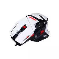 gaming pele - Mad Catz R.A.T. 6+ Optical Gaming White (Balta) - 3 nuotrauka