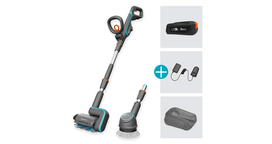 akumuliatorinis auksto slegio plovimo irenginiai - GARDENA AquaBrush Universal 18V P4A - 5 nuotrauka