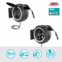 automatine laistymo zarna - Automatinė žarnos ritė su laistymo žarna Gardena PowerRoll XL Solo, 35 m - 3 nuotrauka