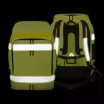 65 l kuprine - DICOTA HI-VIS 65 l Travel Backpack Yellow - 4 nuotrauka