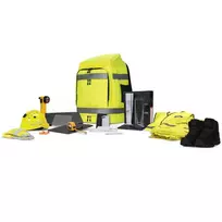 65 l kuprine - DICOTA HI-VIS 65 l Travel Backpack Yellow - 7 nuotrauka